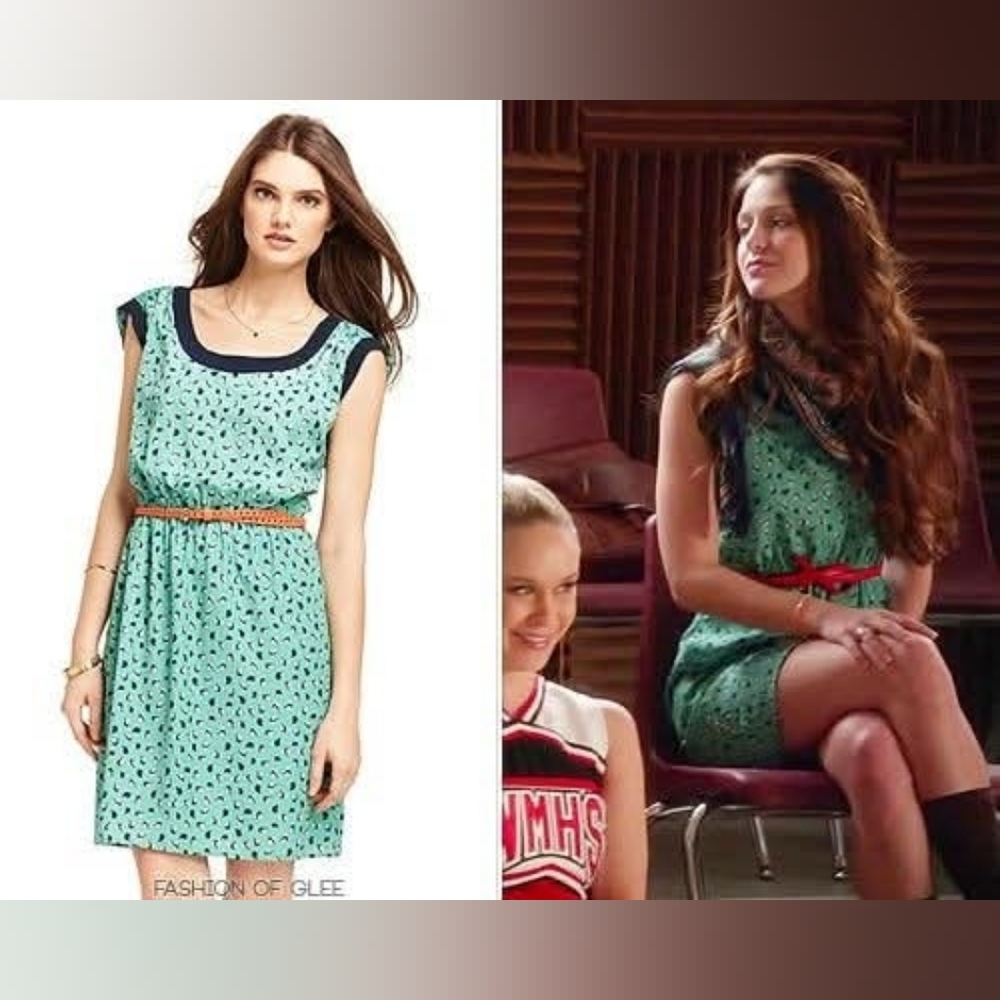 Maison Jules Mint Green Bird Print Dress – Size M 🐦💚